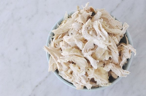 Shredded Chicken in the Slow Cooker