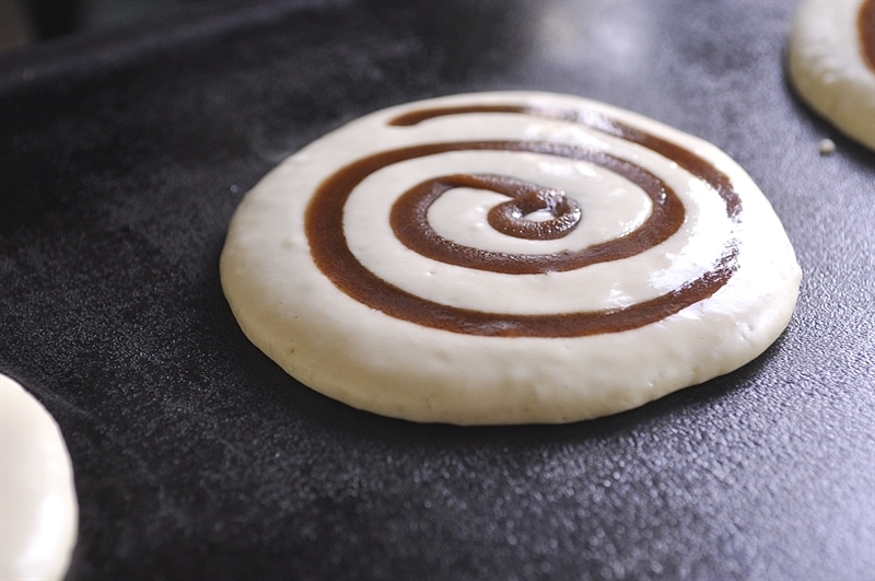 Cinnamon Roll Pancakes