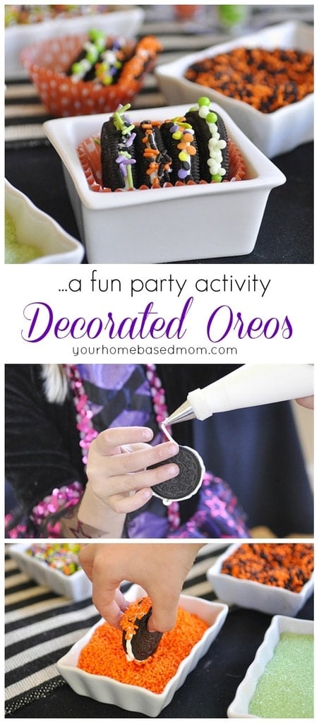 Decorate your Own Oreo Station Halloween Party Idea