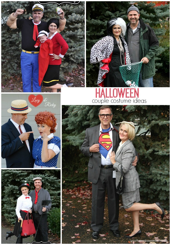 Halloween Couple Costume Ideas @yourhomebasedmom.com