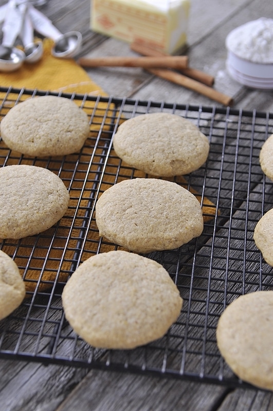 Soft Pumpkin Sugar Cookies