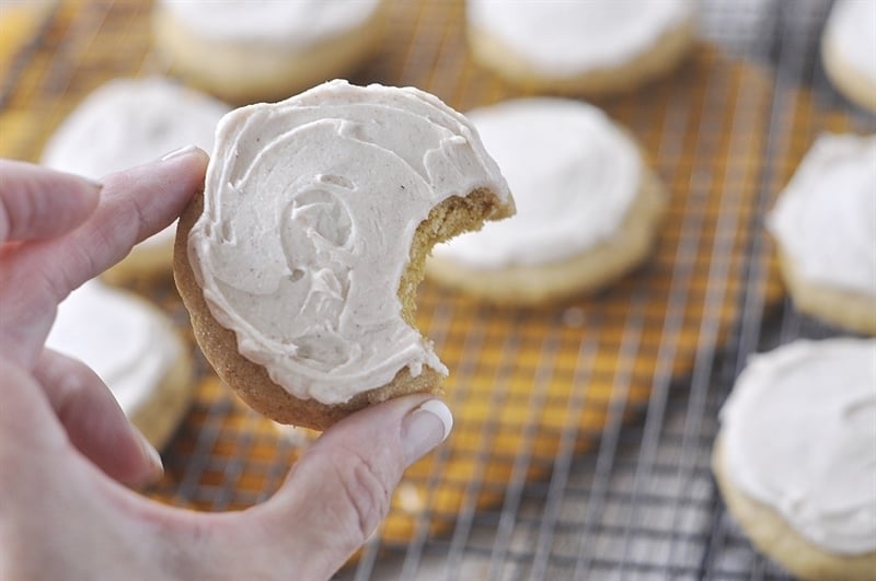 Soft Pumpkin Sugar Cookies