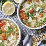 Lemon Turkey Noodle Soup