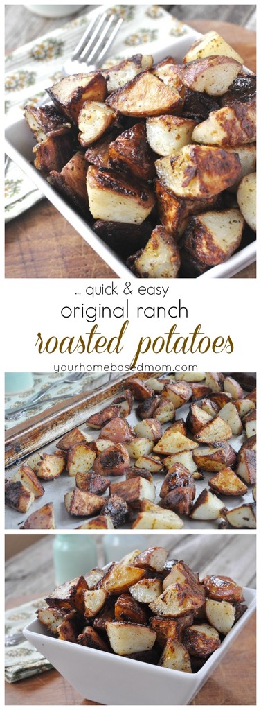 Ranch Roasted Potatoes in a bowl