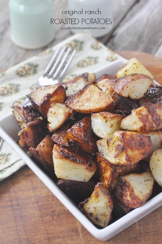 Ranch Roasted Potatoes in a bowl