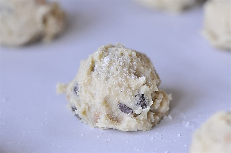 Salted Caramel Chocolate Chip Cookies