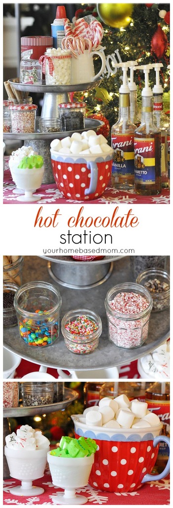 Hot Chocolate Station - Your Homebased Mom