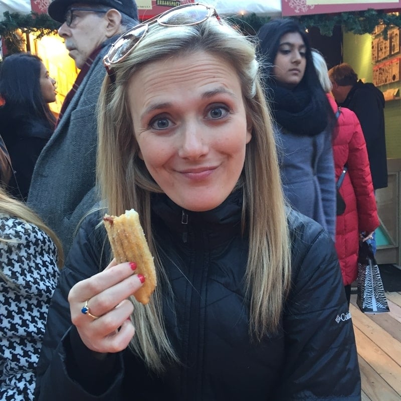 Churros at the holiday market