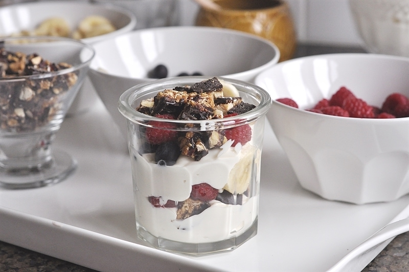 Make Your Own Yogurt Parfait Bar Your Homebased Mom