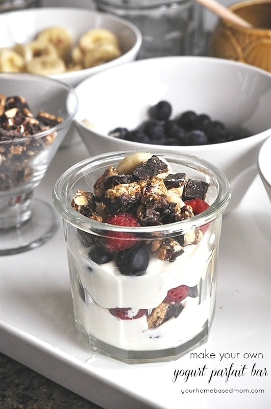 Make your Own Yogurt Parfait Bar