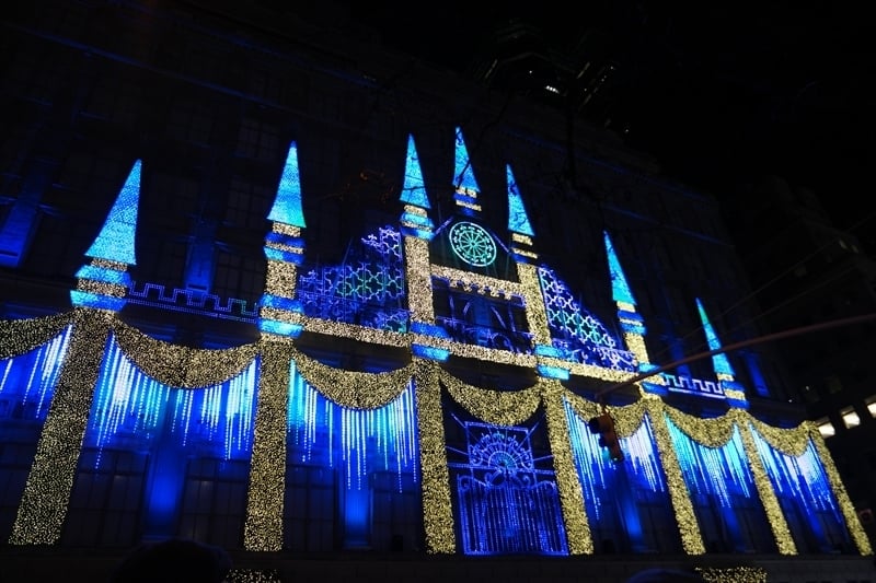 Light Show at Saks Fifth Avenue