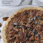 Salted Caramel Dark Chocolate Pecan Pie