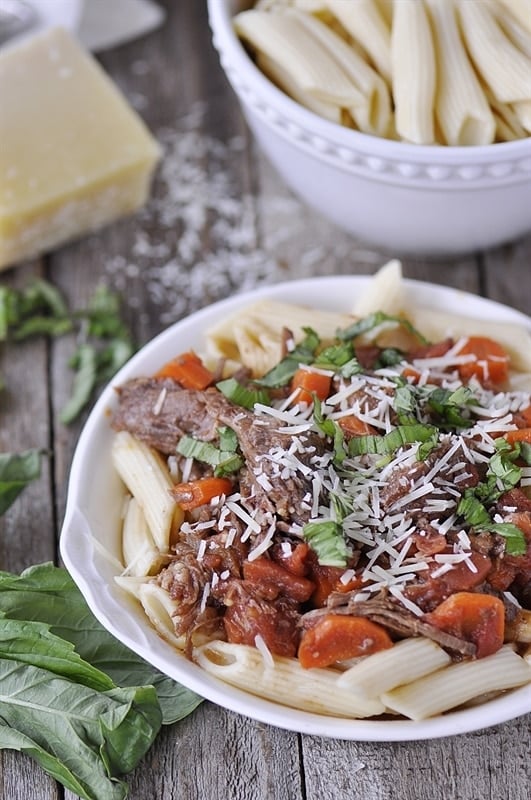 bowl of beef ragu