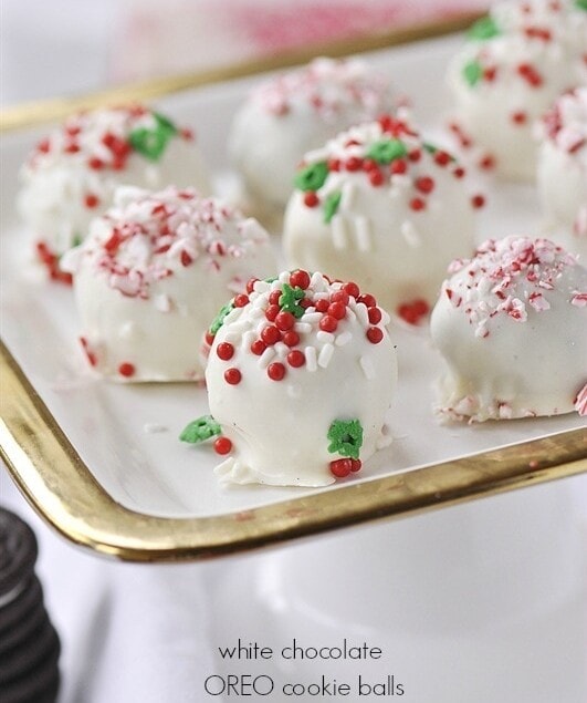 White Chocolate OREO Cookie Balls