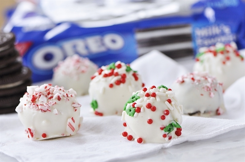 White Chocolate Oreo Cookie Balls