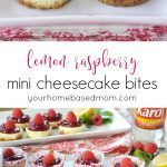 This Lemon Raspberry Mini Cheesecakes are the perfect size, the perfect flavor combination and the perfect dessert for Valentine's Day