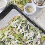 Chicken Caesar Salad Flatbread