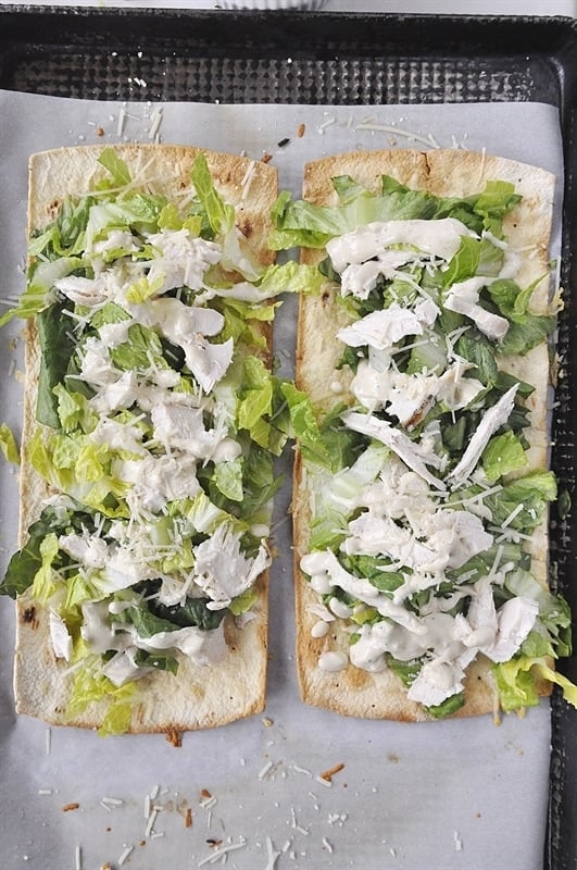 Caesar Salad Flatbread