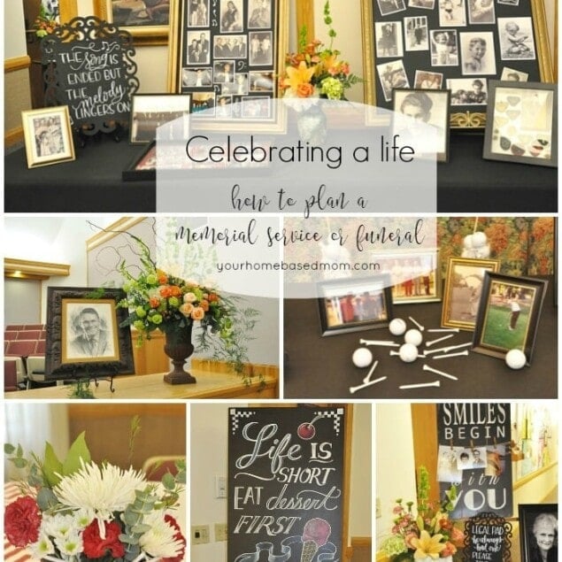 Celebrating a life}how to plan a memorial service or funeral