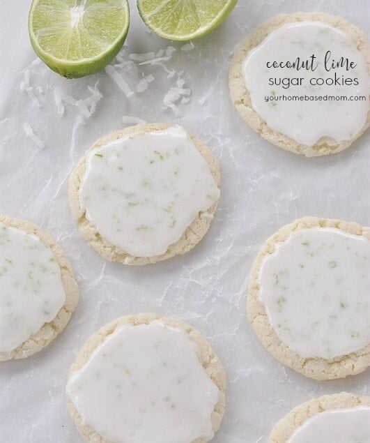 Coconut Lime Sugar Cookies