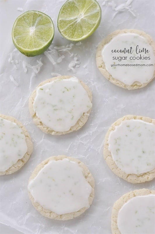 Coconut Lime Sugar Cookies