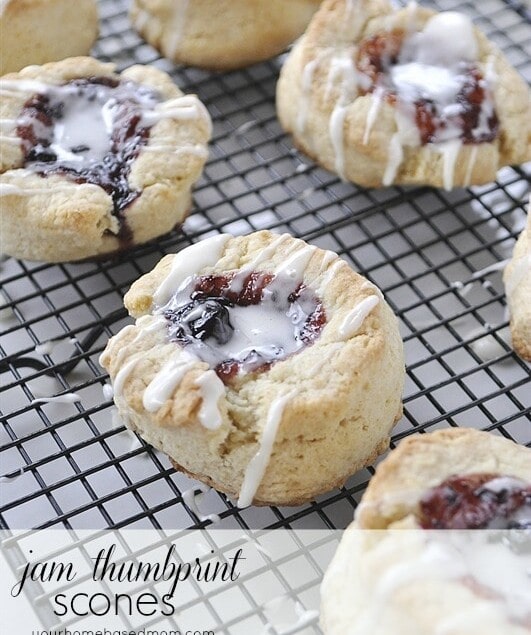 Jam Thumbprint Scones