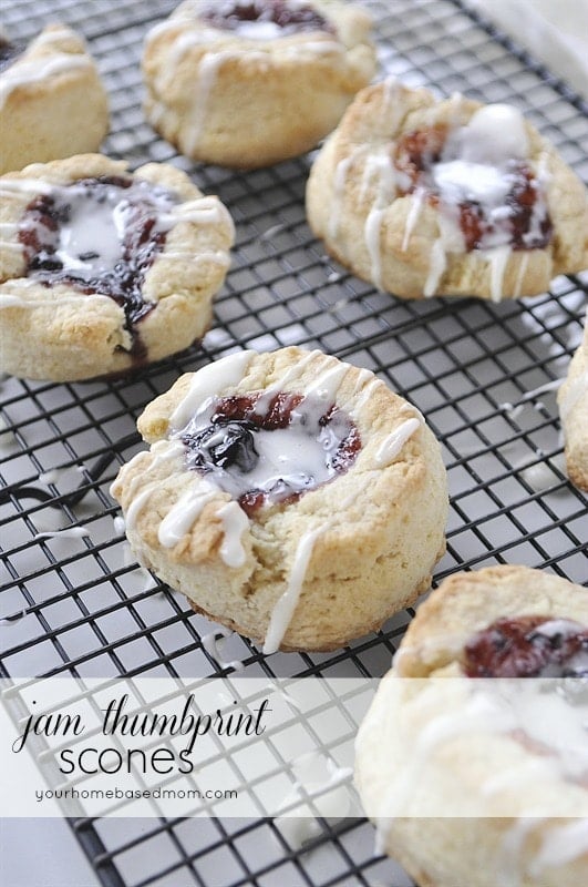 Jam Thumbprint Scones