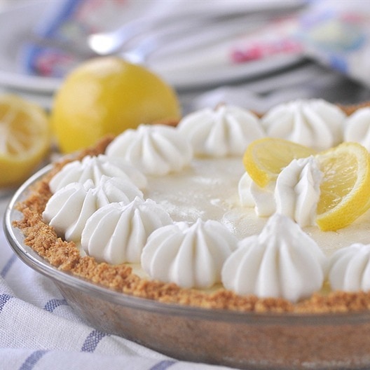 Lemon Chiffon Pie