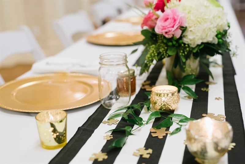 Kate Spade Inspired Wedding Dinner