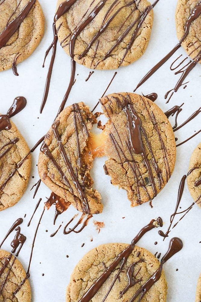 Halloween Candy Brown Butter Cookies - Baked by Melissa