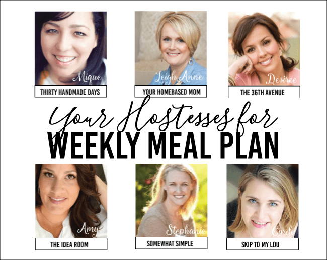 Weekly Meal Plan Hostesses