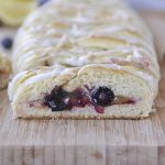 Blueberry Lemon Curd Coffee Cake