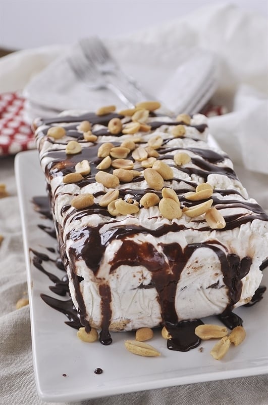 Nutty Bars Ice Cream Cake