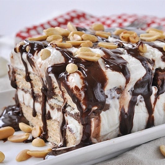 Nutty Bar Ice Cream Cake