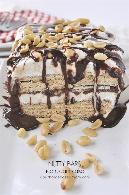 Nutty Bars Ice Cream Cake Your Homebased Mom