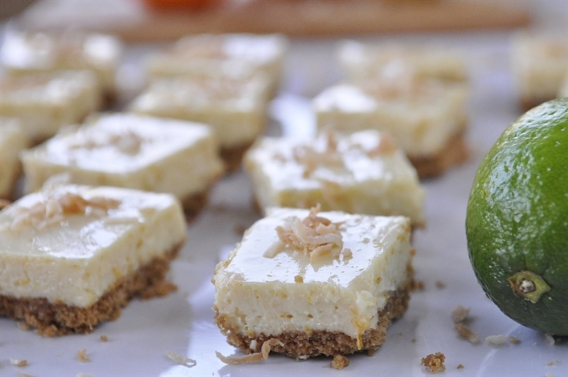 citrus cheesecake bars