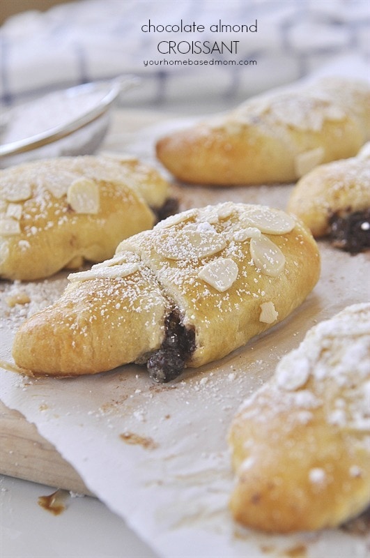 Chocolate Almond Croissants