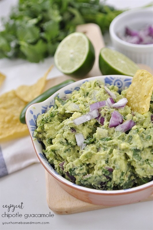 chipotle guacamole recipe Copycat Chipotle Guacamole