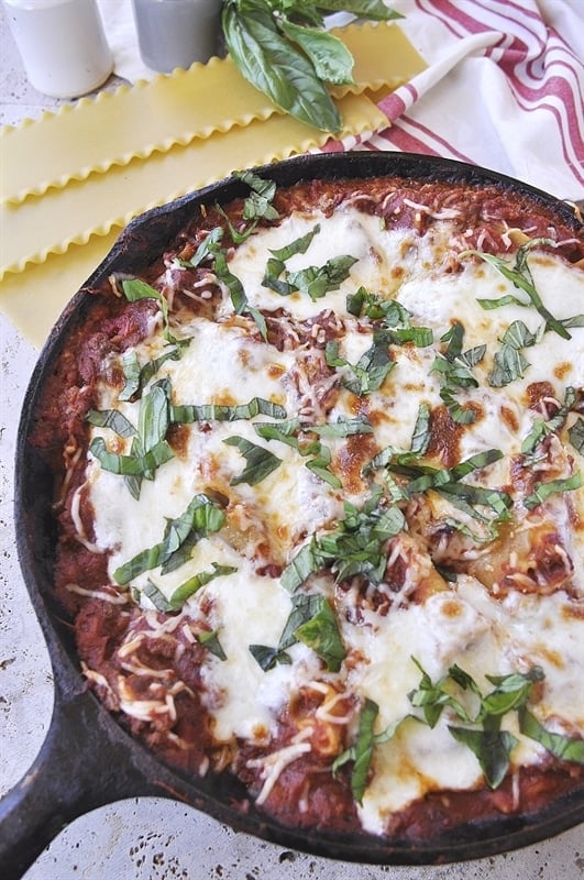 One Skillet Lasagna