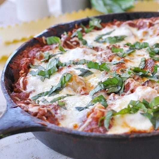 One Skillet Lasagna