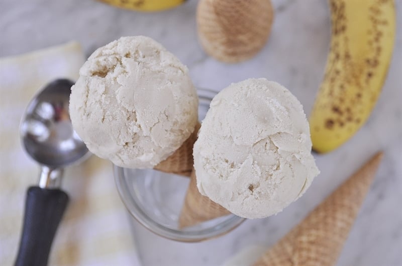 Homemade Banana Ice Cream  Recipe by Leigh Anne Wilkes