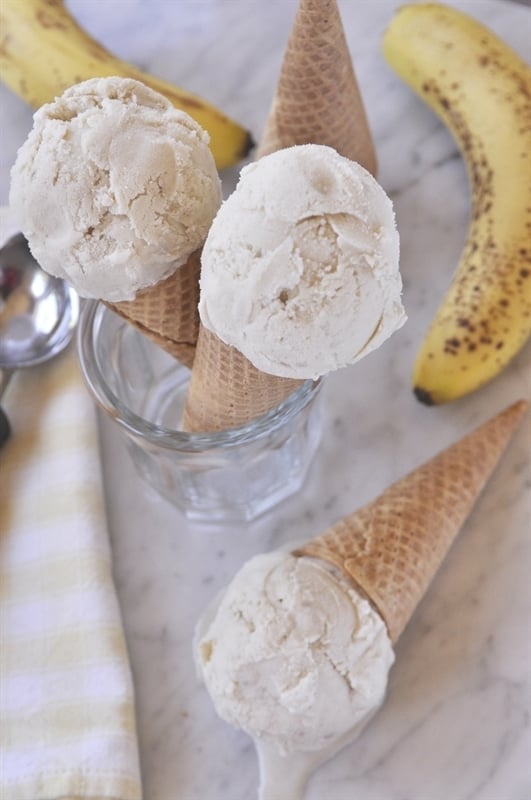 Homemade Banana Ice Cream  Recipe by Leigh Anne Wilkes