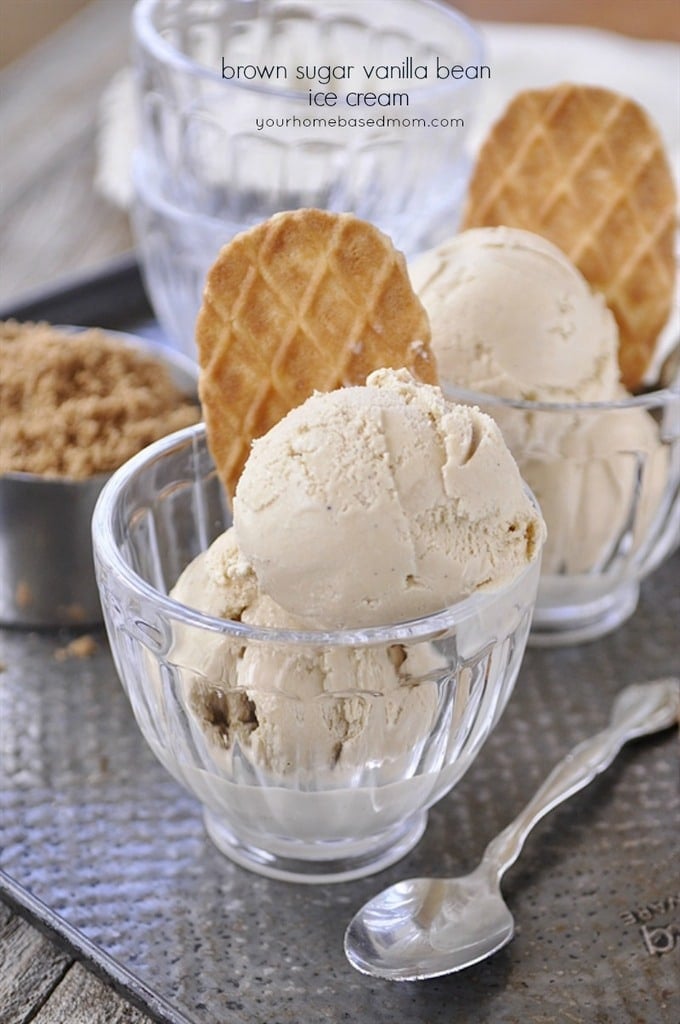 Brown Sugar Vanilla Bean Ice Cream