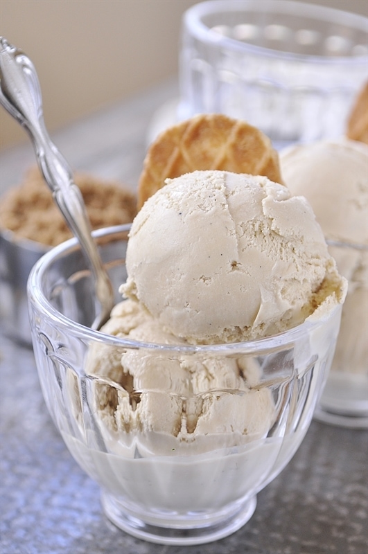 Brown Sugar Vanilla Bean Ice Cream