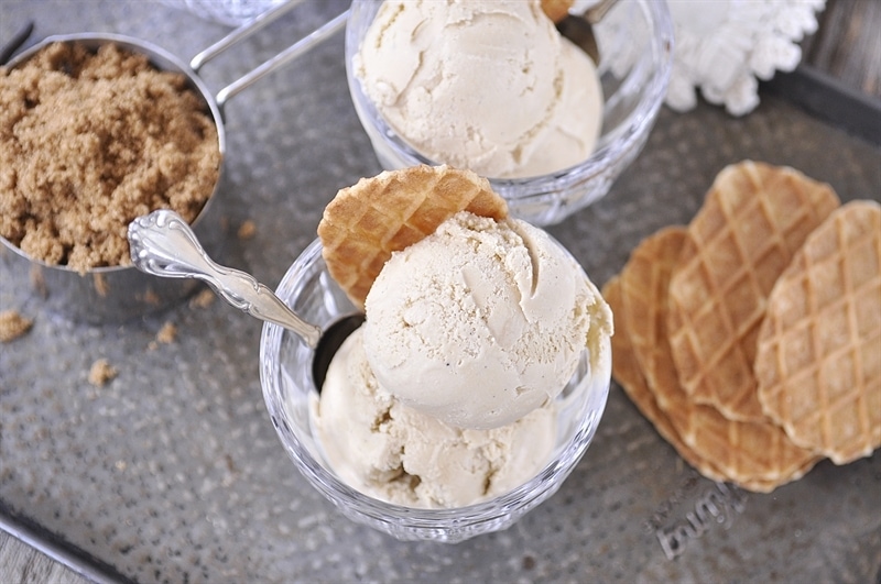 Brown Sugar Vanilla Bean Ice Cream