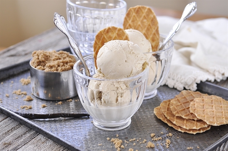 Brown Sugar Vanilla Bean Ice Cream