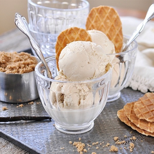 Brown Sugar Vanilla Bean Ice Cream