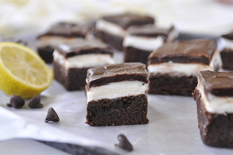 LEMON BROWNIES