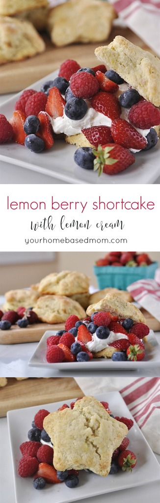 Lemon Berry Shortcakes with Lemon Cream