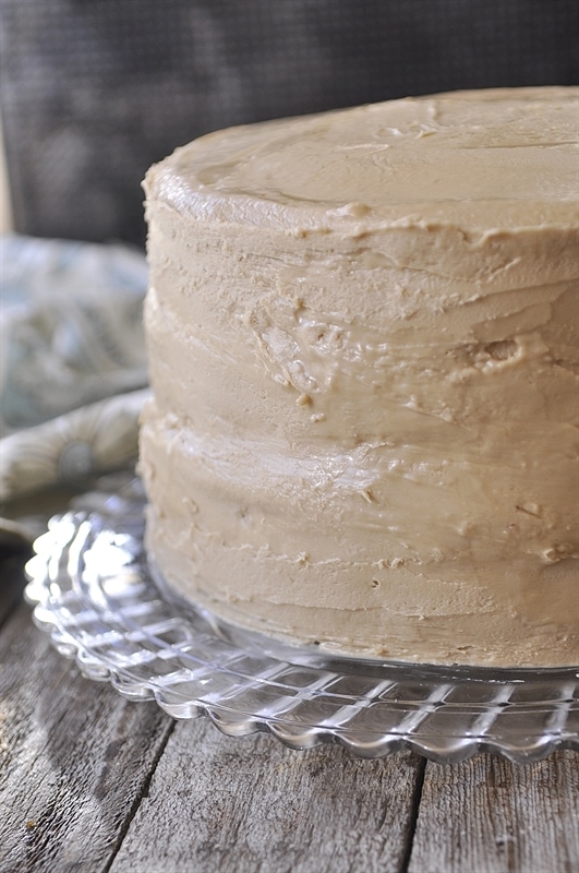 Frosted Caramel Cake